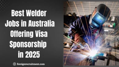 Best Welder Jobs in Australia Offering Visa Sponsorship in 2025