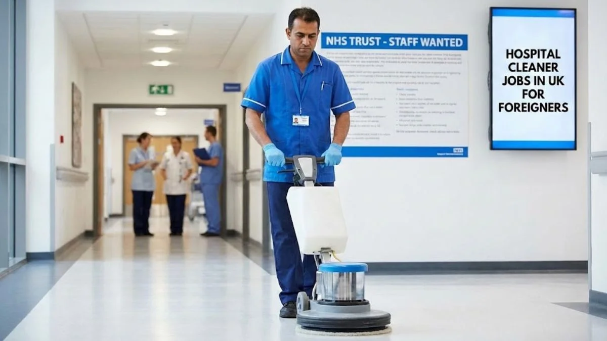 Hospital Cleaner Jobs in UK for Foreigners